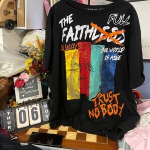 Vtg Switch Remarkable Shirt Mens Small White
Graphic Trust Nobody